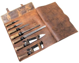 Estuche de Cuero <span class=keywords><strong>para</strong></span> Cuchillos HIBO, Bolsa de Chef, Estuche de Cuchillos de Lujo - Product Image 6