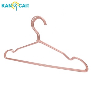 0.4 cm or <span class=keywords><strong>Rose</strong></span> en métal antidérapant crochet fil vêtements placard cintre - Product Image 1