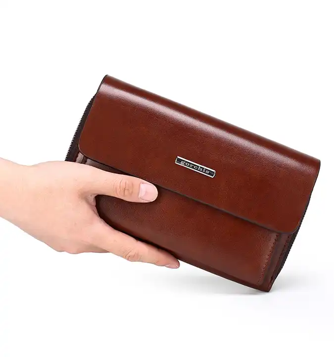 Wholesale 2019 trend new men's clear clutch bag large-capacity business  casual fashion trend multi-card handbag multi-pocket men bag From  m.