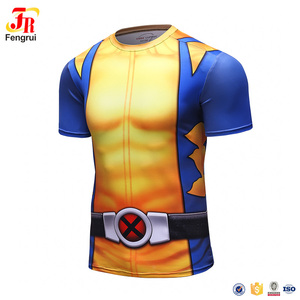 Cosplay japonés cartón caliente Dragon Ball Z color impresión compresión anime camiseta - Product Image 3