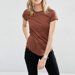 <span class=keywords><strong>Moda</strong></span> 100% algodón marrón <span class=keywords><strong>ASOS</strong></span> <span class=keywords><strong>mujer</strong></span> T camisa con precio al por mayor - Product Image 1