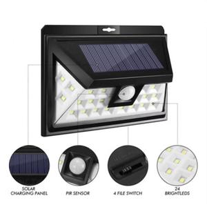 Lampe Solaire 24 LED Etanche IP65 <span class=keywords><strong>Luminaire</strong></span> Exterieur Sans Fil <span class=keywords><strong>avec</strong></span> Détecteur de Mouvement/ Eclairage Exterieur Solaire pour - Product Image 3