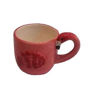 Mano única <span class=keywords><strong>pintura</strong></span> <span class=keywords><strong>de</strong></span> cerámica decorativa Flamingo taza <span class=keywords><strong>para</strong></span> la decoración casera - Product Image 1