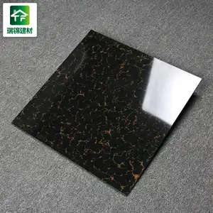 Inde 60x60 noir onyx regarder carrelage haute brillant onyx poli porcelaine sol carreaux de sol