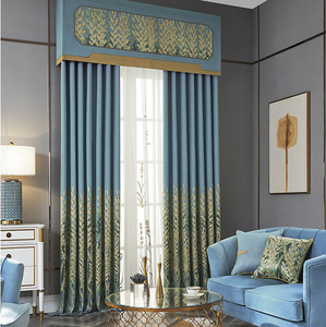 <span class=keywords><strong>Tende</strong></span> Oscuranti <span class=keywords><strong>Moderne</strong></span> Pronte all'Uso con Occhielli in Tessuto Jacquard di Lusso Stile Europeo per <span class=keywords><strong>Soggiorno</strong></span> - Product Image 4