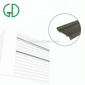 Matériaux de construction anodisé extrudé en aluminium louvre lames - Product Image 1