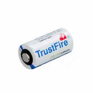 Trustfire CR123A 3.0V 1000mAh ללא נטענת ליתיום יון