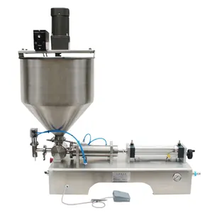 Stainless Steel Large Mixing Hopper Mixing and Filling Machine for paste sauce lotion