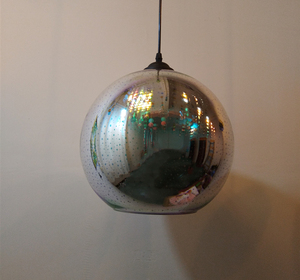 Bronze Argent Or 3d led Feux D'artifice effet Moderne Boule de Verre Pendentif Lumière - Product Image 4