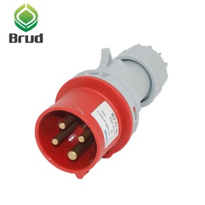Prise industrielle de haute qualité 32A 400V IP44 en nylon CE pour systèmes électriques - Product Image 4