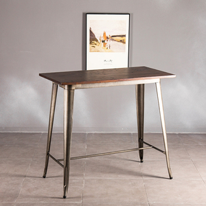 De alto círculo mesa de <span class=keywords><strong>Bar</strong></span> de Highboy de mesas de fiesta de oro rosa al aire libre de alta ronda mesas de <span class=keywords><strong>Bar</strong></span> - Product Image 4