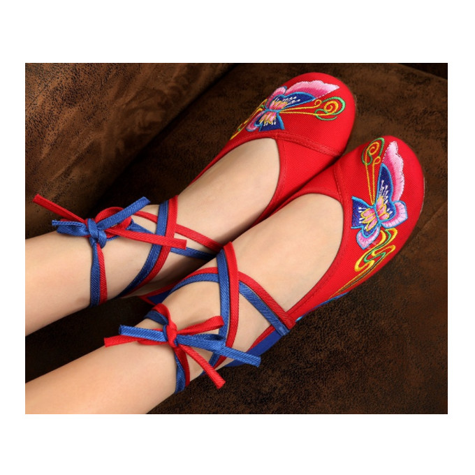 Женские туфли на шпильках с вышивкой, сандалии на шнуровке, лоферы с ремешком на пятке, обувь без застежки