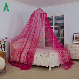 Suspendus <span class=keywords><strong>Parapluie</strong></span> Filles <span class=keywords><strong>Lit</strong></span> Rose Rouge Couleur Canopy Mosquito Net - Product Image 1