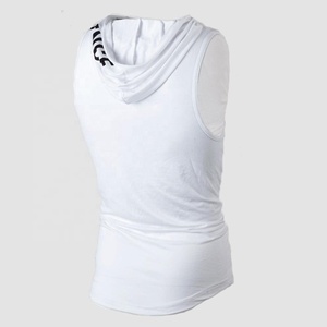 Out Class hommes Gym haut sans manches gilet été mince Fitness à capuche musculation débardeur - Product Image 3