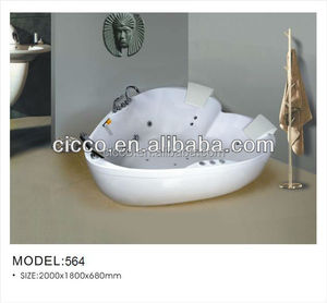 Exhibición de acrílico forma de amor romántico exótico <span class=keywords><strong>spa</strong></span> bañera de acrílico opcional hidromasaje baño de burbujas parejas aman - Product Image 1