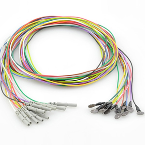 Greentek reutilizables médicos <span class=keywords><strong>Ag</strong></span>/<span class=keywords><strong>AgCl</strong></span> taza EEG electrodos-12 pack multi-color 1,5mm conector DIN - Product Image 4