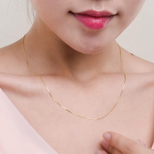 Fabricante de China de serpiente de oro delgada de cobre collar de cadena - Product Image 5