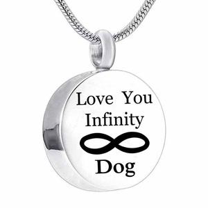 Te amo infinito ronda Mamá <span class=keywords><strong>y</strong></span> <span class=keywords><strong>Pap</strong></span>á cremación urna COLLAR COLGANTE relleno de embudo Kit regalo de Memorial - Product Image 2