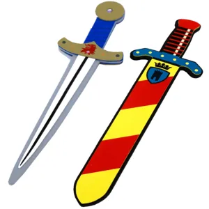 צעצוע חרב קצף סיטונאי ידידותי לסביבה מותאם אישית אווה קצף חרב ומגן