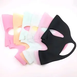 New Beauty Product Washable Silicone Cold Face Mask 3D Reusable Silicone Female Face Mask Cover For Sheet Mask