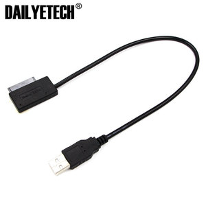 USB 2,0 a Mini Sata <span class=keywords><strong>II</strong></span> 7 + 6 13Pin Adaptador convertidor de Cable para ordenador portátil de CD/DVD ROM Slimline coche - Product Image 4