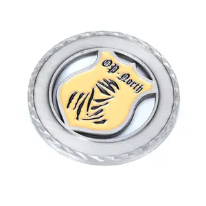 Cor personalizada prata moeda de ouro fornecedor