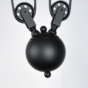 <span class=keywords><strong>Plafonnier</strong></span> suspendu industriel vintage à <span class=keywords><strong>poulie</strong></span> pour bureau à domicile - Product Image 4