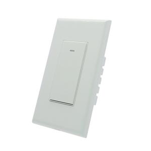 Inalámbrico <span class=keywords><strong>blanco</strong></span> interruptor de palanca Wifi interruptor de botón de empuje de trabajo con <span class=keywords><strong>Alexa</strong></span> y Google - Product Image 1