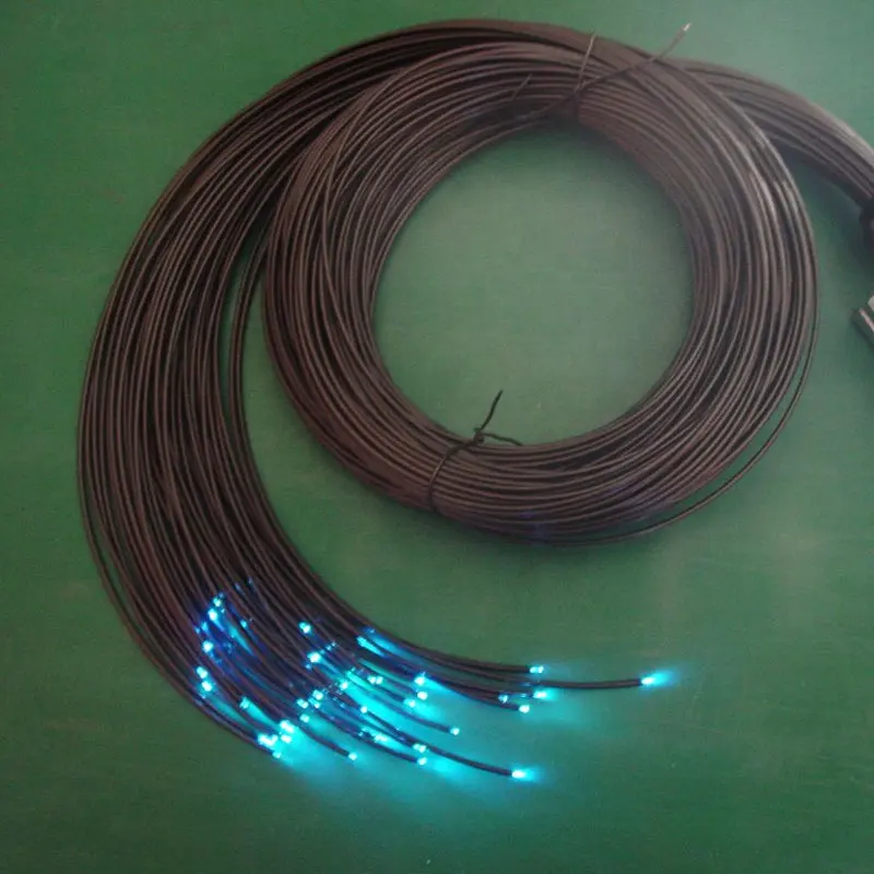 Cabo de fibra ótica de 7 núcleos pe/pvc para iluminação da piscina