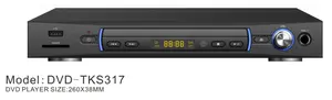 DVD-TKS317 reproductor de DVD para el hogar con control remoto de pantalla LED y USB SD