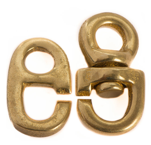 Solid Brass a <strong>B</strong> Part Flag Swivel <strong>Hooks</strong> - Product Image 3