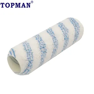TOPMAN 9 pulgadas rodillo de pintura de poliamida duradero cubierta de cepillo de recarga PP núcleo menos pelusa