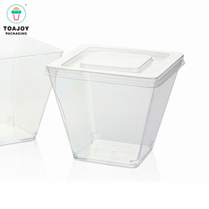 Jetable bol <span class=keywords><strong>de</strong></span> gelée avec logo personnalisé pp tasse 50 ml en plastique coupes à dessert - Product Image 3