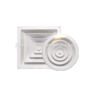 4 ways through one-step moulding square ceiling air diffuser200*200