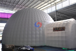 Carpa Domo Inflable Tipo Iglú Blanca Automática <span class=keywords><strong>de</strong></span> Tela Oxford Ligera e Impermeable para Exteriores y Jardín, para Invierno - Product Image 3