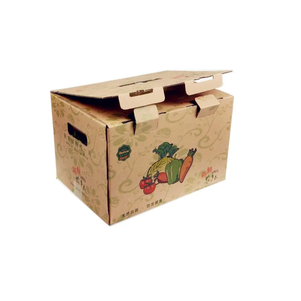 Fruits et légumes boîte d'emballage