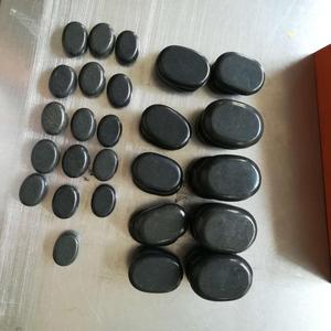 Fuente de fábrica propia, centro de belleza, uso de piedra de masaje de basalto caliente (juego de caja de madera de 36 piezas) - Product Image 3