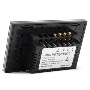 hotel de automatización eléctrica control de teléfono móvil wifi pared interruptor de la luz de casa inteligente interruptor - Product Image 5