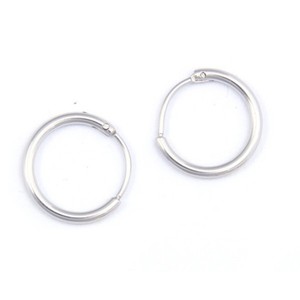 Delle Donne di modo Dei Monili In Acciaio Inox Oro Argento Minimalista Cerchio Del Cerchio Guadagni - Product Image 6