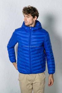 Chaquetas de <span class=keywords><strong>hombre</strong></span> de talla grande acolchadas de plumón de pato blanco a prueba de viento plegables con capucha 2024 - Product Image 4