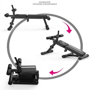 Wellshow Sport-Banco de pesas plegable, herramienta plana ajustable para gimnasio, banco para sentarse, mancuerna, Banco de levantamiento de pesas, ejercicio Abdominal - Product Image 6
