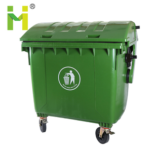 Cubo de <span class=keywords><strong>basura</strong></span> de plástico, <span class=keywords><strong>contenedor</strong></span> de <span class=keywords><strong>basura</strong></span> de 660 <span class=keywords><strong>litros</strong></span>, 1100 <span class=keywords><strong>Litros</strong></span>, 1200L, ruedas de exterior - Product Image 2