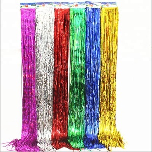Nueva arrival you from Hot Sale Tinsel Foil fringe curtain tassel garlands Festival Christmas Background curtain fringe - Product Image 6