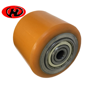 Linde de plataforma eléctrico Jack PU carga de 80x55MM eléctrico de la rueda de la carretilla elevadora 6204 2RS rodamiento - Product Image 6