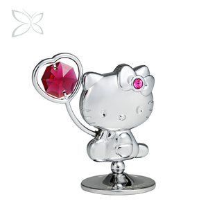 Crystocraft-mesa de fiesta de boda decorada con cristales de corte brillante, regalo de dibujos animados, cromado, Hello Kitty - Product Image 3