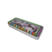 Échantillon gratuit Recycler Rectangulaire En Métal Boîte À Biscuits