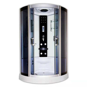 La ducha <span class=keywords><strong>de</strong></span> la habitación con la parte inferior <span class=keywords><strong>de</strong></span> la cuenca ducha <span class=keywords><strong>de</strong></span> vapor hogar <span class=keywords><strong>de</strong></span> partición <span class=keywords><strong>de</strong></span> vidrio templado cabina - Product Image 2
