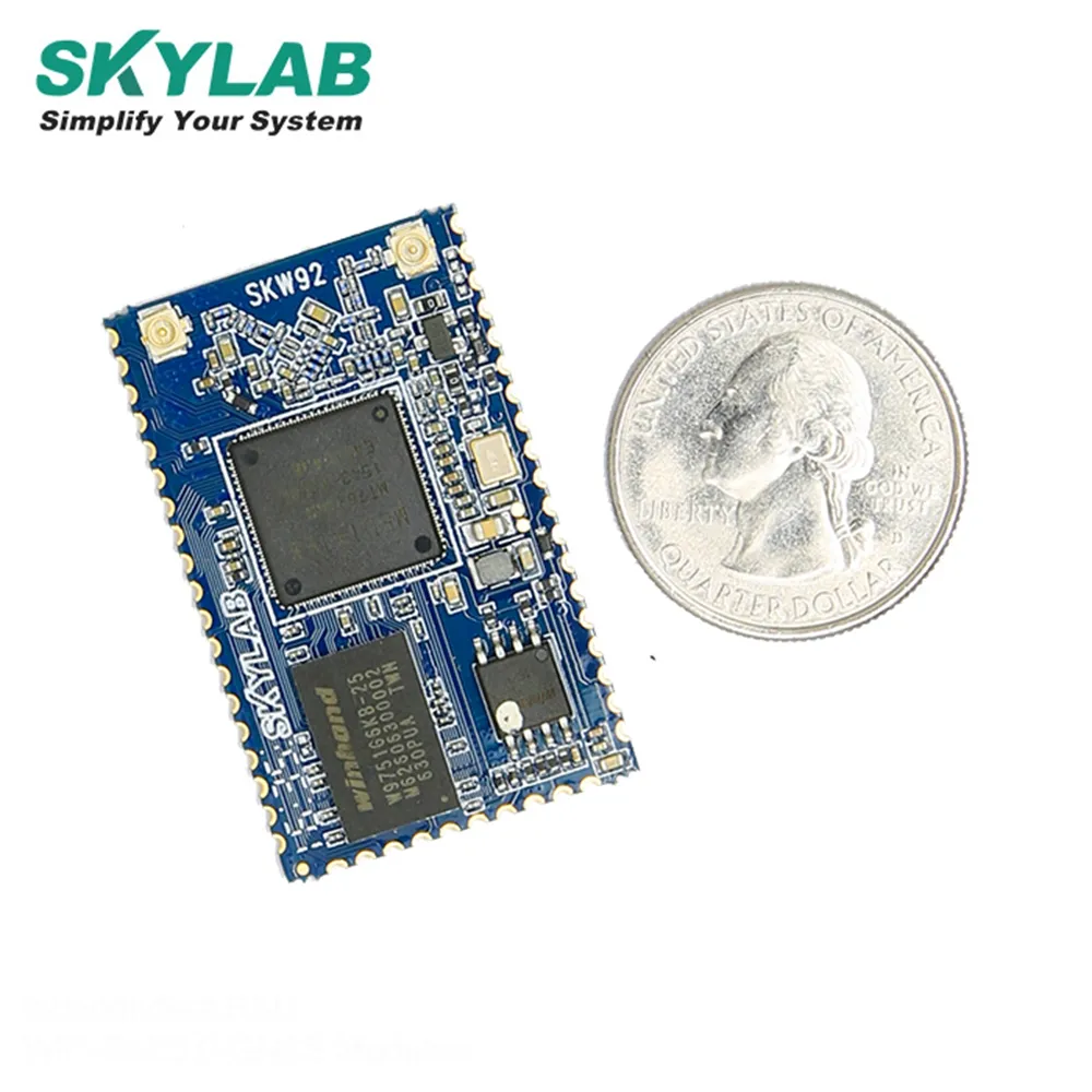 SKYLAB 2.4 جيجا هرتز 2X2MIMO USB 2.0 مع i2c mt7628 التحكم اللاسلكية واي فاي وحدة