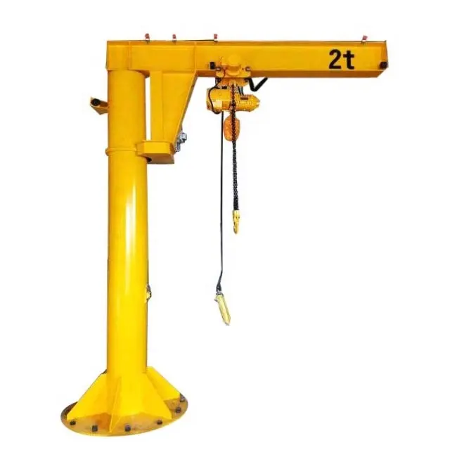 2 Ton Electric Hoist Jib Crane menyediakan pemasok Indonesia dengan pengiriman gratis Brasil ditempa mesin derek produk Afrika Selatan