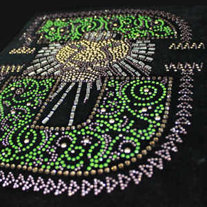 Thư <span class=keywords><strong>D</strong></span> Mô Hình Thiết Kế 3D Sắt-On Hotfix Hạt Thạch Thân Thiện Với Môi Pha Lê Motif Các Bản Vá Lỗi Với Mẫu Miễn Phí - Product Image 2